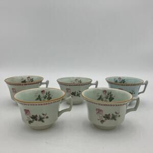 Vintage Adams Calyx Ware 2475 Five Cups 4.25 Wide